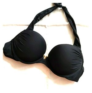 VS Black Push Up Bikini Top